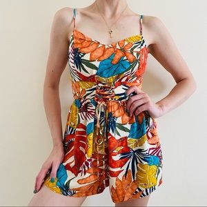 New Forever 21 floral romper